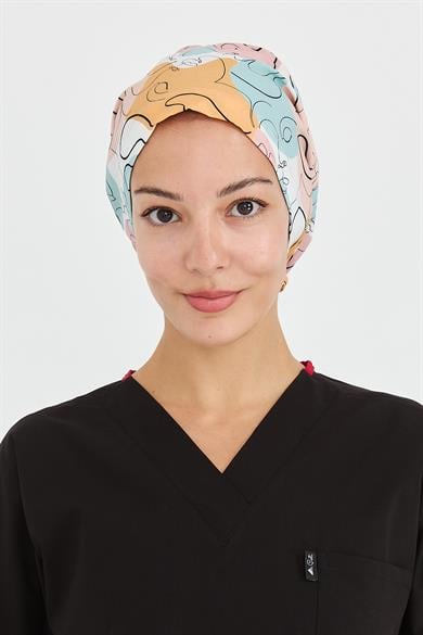 Carnival Doktor Hemşire Cerrahi Bone Aşçı Bonesi İş Bandanası, Suretler