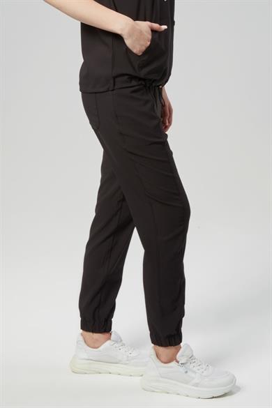 Extreme Cool Woman - Premium Çift Yön Likralı Doktor Hemşire Tek Alt Forma (KADIN), Kömür