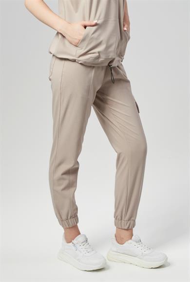 Extreme Cool Woman - Premium Çift Yön Likralı Doktor Hemşire Tek Alt Forma (KADIN), Kumsal