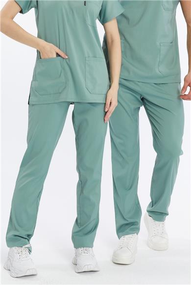 Happiness Basic - Likralı Doktor Hemşire Tek Alt Forma (UNISEX), Çağla Yeşili