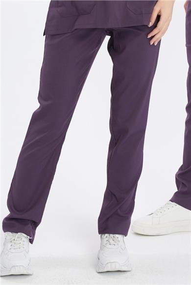 Happiness Basic - Likralı Doktor Hemşire Tek Alt Forma (UNISEX), Gül Kurusu