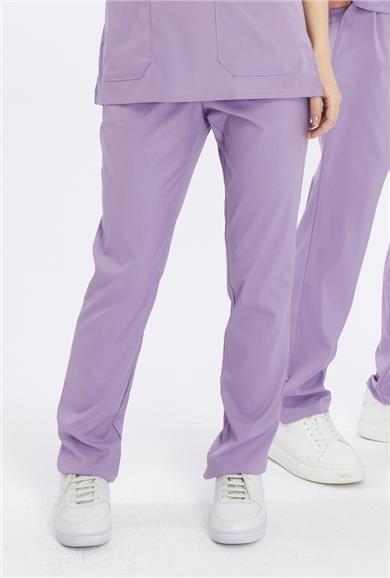 Happiness Basic - Likralı Doktor Hemşire Tek Alt Forma (UNISEX), Lila