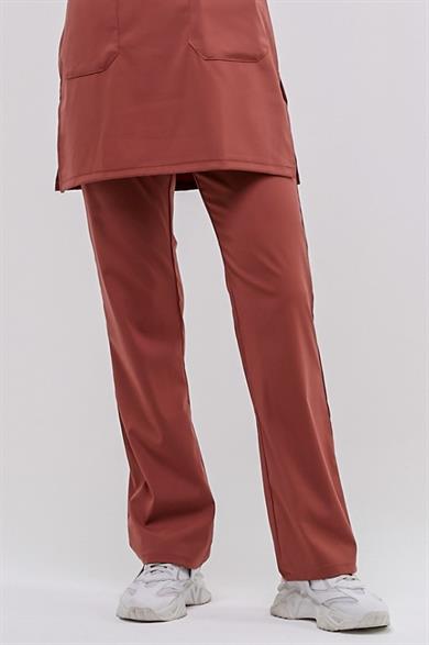 Happiness Modest - Likralı Doktor Hemşire Tesettür Tek Alt Forma, Bisküvi