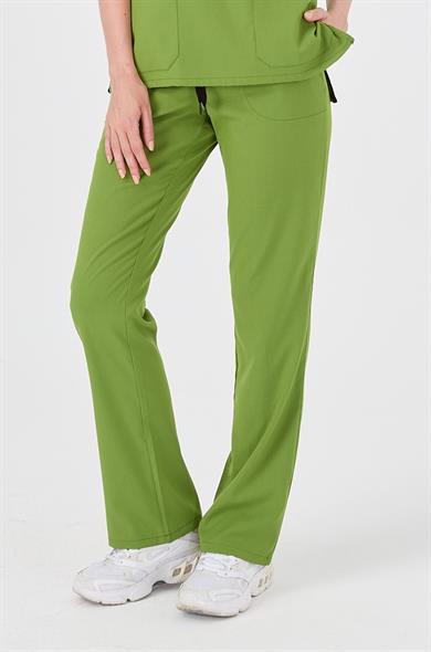 Happiness Spaniard - Likralı Doktor Hemşire Tek Alt Forma (KADIN), Fıstık Yeşili