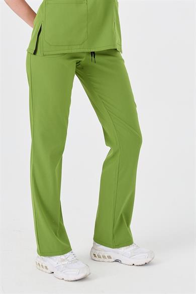 Happiness Spaniard - Likralı Doktor Hemşire Tek Alt Forma (KADIN), Fıstık Yeşili