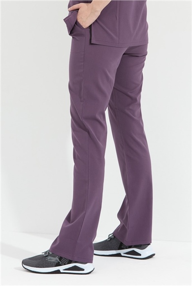 Happiness Spaniard - Likralı Doktor Hemşire Scrubs Tek Alt Cerrahi Forma (KADIN), Gül Kurusu