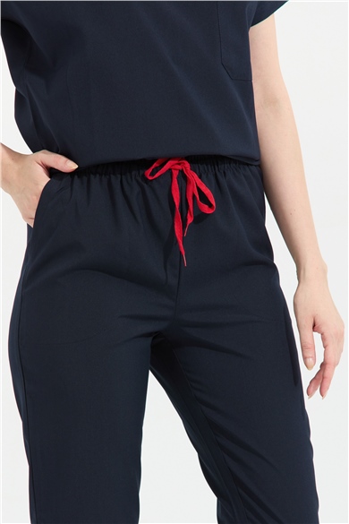 Happiness Spaniard - Likralı Doktor Hemşire Tek Alt Forma (KADIN), Lacivert