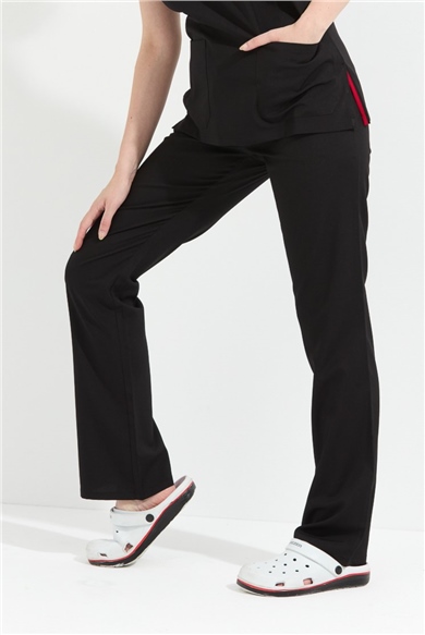 Happiness Spaniard - Likralı Doktor Hemşire Tek Alt Forma (KADIN), Siyah