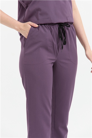 Happiness Spaniard - Likralı Doktor Hemşire Tek Alt Forma (KADIN), Gül Kurusu