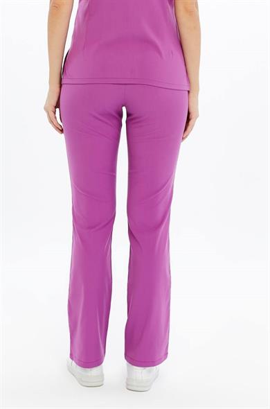 Spaniard - Ebe Forması Likralı Scrubs (Kadın) (Yeni Yönetmeliğe Uygun - Byzantium) (Pantolon)