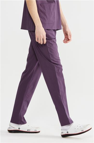 UltraLycra Basic - Likralı Doktor Hemşire Scrubs Tek Alt Cerrahi Forma (UNISEX), Gül Kurusu