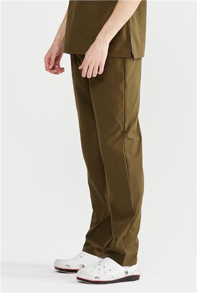 UltraLycra Basic - Likralı Doktor Hemşire Tek Alt Forma (UNISEX), Haki