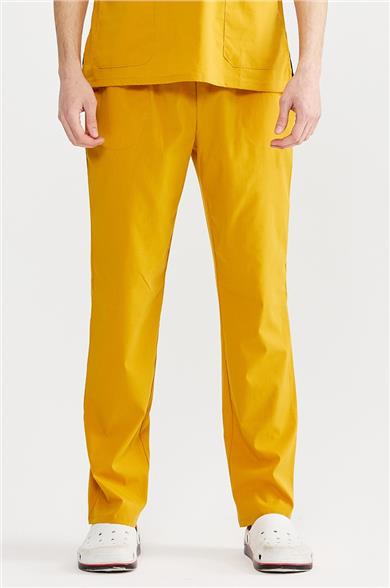 UltraLycra Basic - Likralı Doktor Hemşire Tek Alt Forma (UNISEX), Safran