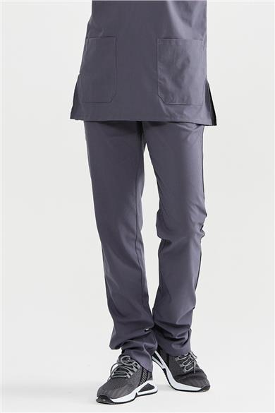 UltraLycra Basic - Likralı Doktor Hemşire Tek Alt Forma (UNISEX), Asfalt