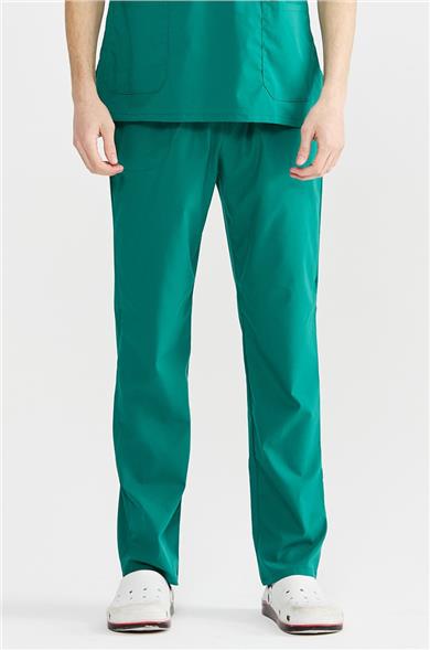 UltraLycra Basic - Likralı Doktor Hemşire Tek Alt Forma (UNISEX), Cerrahi Yeşil