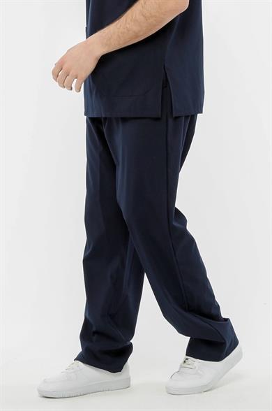 UltraLycra Comfy - Büyük Beden Likralı Doktor Hemşire Tek Alt Cerrahi Forma (UNISEX), Lacivert