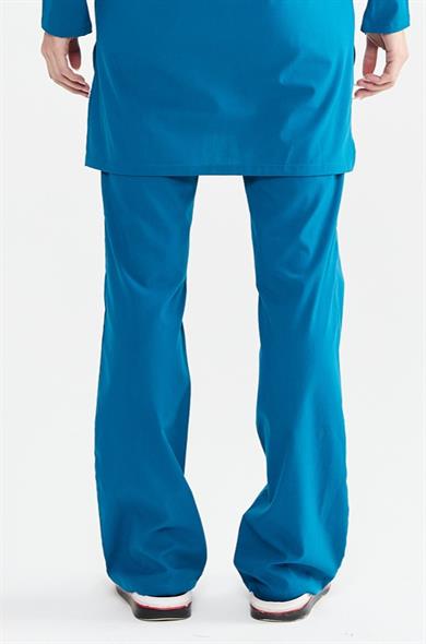 UltraLycra Modest - Likralı Doktor Hemşire Tesettür Tek Alt Forma, Petrol Mavi