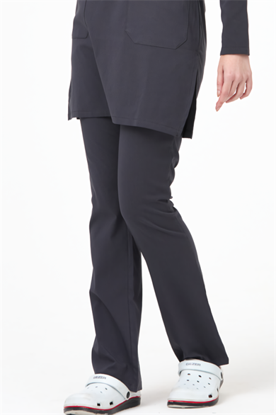 UltraLycra Modest - Likralı Doktor Hemşire Tesettür Tek Alt Forma, Antrasit