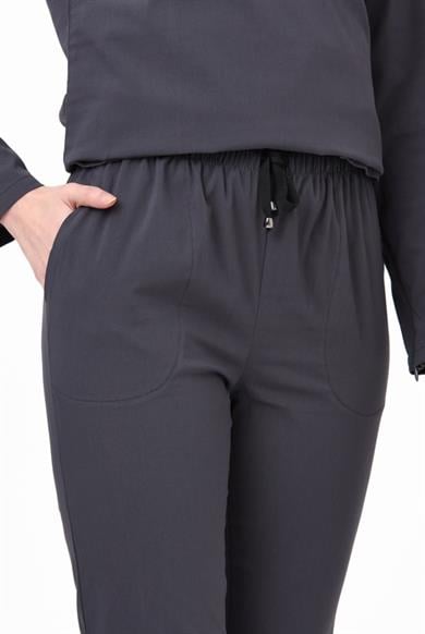 UltraLycra Modest - Likralı Doktor Hemşire Tesettür Tek Alt Forma, Antrasit