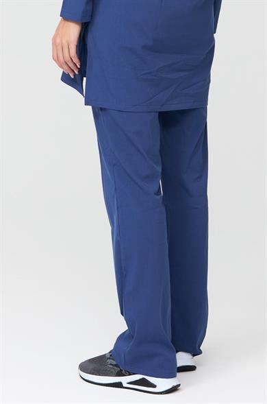 UltraLycra Modest - Likralı Doktor Hemşire Tesettür Tek Alt Forma, Fırtına Mavi