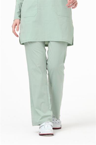 UltraLycra Modest - Likralı Doktor Hemşire Tesettür Tek Alt Forma, Su Yeşili