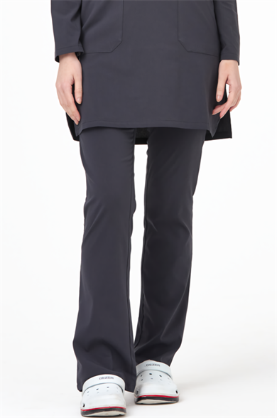 UltraLycra Modest - Likralı Doktor Hemşire Tesettür Tek Alt Forma, Antrasit