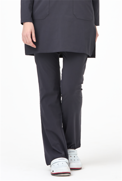 UltraLycra Modest - Likralı Doktor Hemşire Tesettür Tek Alt Forma, Antrasit