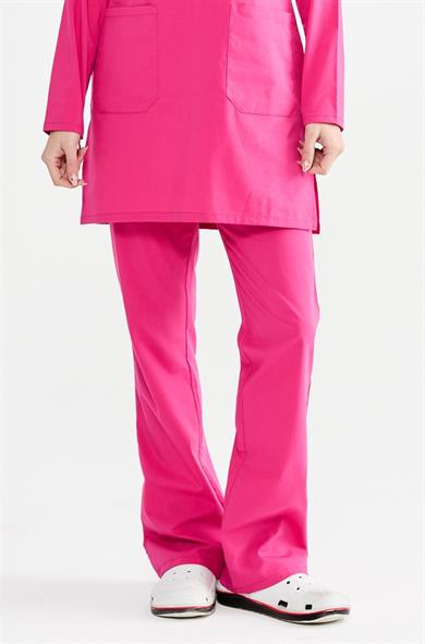 UltraLycra Modest - Likralı Doktor Hemşire Tesettür Tek Alt Forma, Fuşya