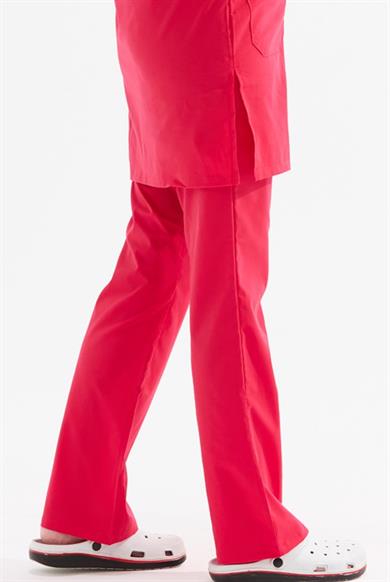 UltraLycra Modest - Likralı Doktor Hemşire Tesettür Tek Alt Forma, Nar Çiçeği