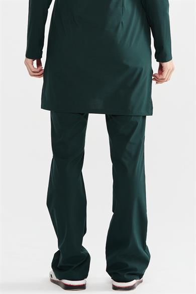 UltraLycra Modest - Likralı Doktor Hemşire Tesettür Tek Alt Forma, Koyu Yeşil
