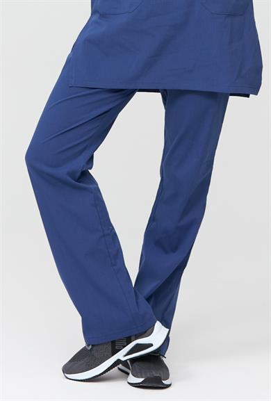 UltraLycra Modest - Likralı Doktor Hemşire Tesettür Tek Alt Forma, Fırtına Mavi