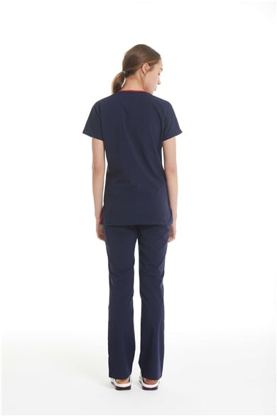 UltraLycra Spaniard - Likralı Doktor Hemşire Forma Takımı (KADIN), Lacivert