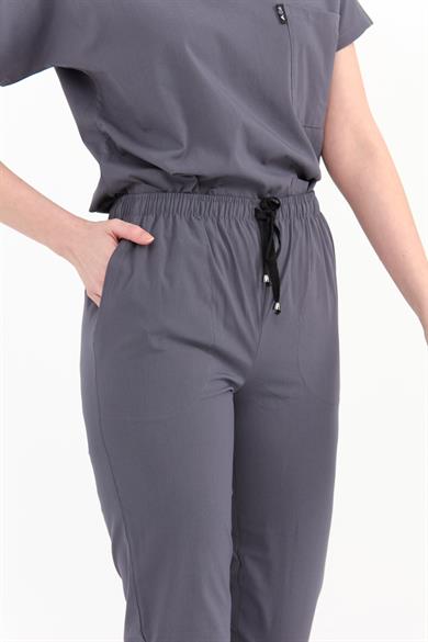 UltraLycra Spaniard - Likralı Doktor Hemşire Forma Takımı (KADIN), Asfalt