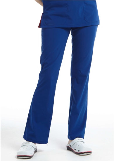 UltraLycra Spaniard - Likralı Doktor Hemşire Scrubs Tek Alt Cerrahi Forma (KADIN), Saks