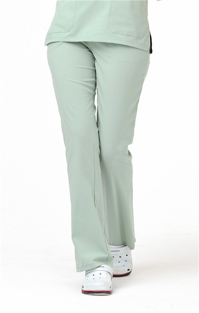 UltraLycra Spaniard - Likralı Doktor Hemşire Scrubs Tek Alt Cerrahi Forma (KADIN), Su Yeşili