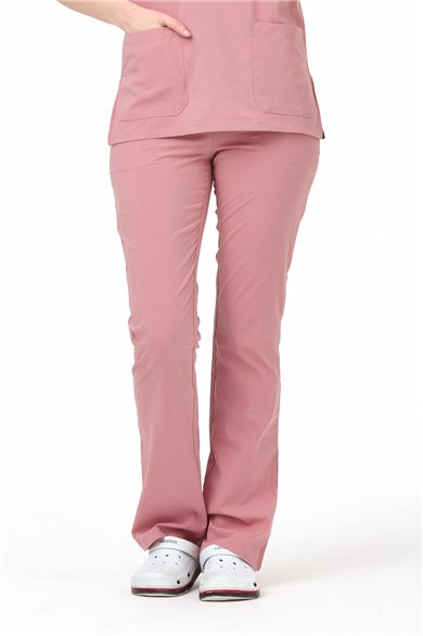 UltraLycra Spaniard - Likralı Doktor Hemşire Tek Alt Forma (KADIN), Bronz Pembe