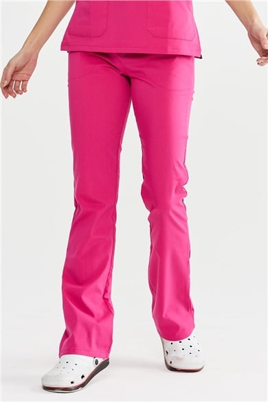 UltraLycra Spaniard - Likralı Doktor Hemşire Tek Alt Forma (KADIN), Fuşya