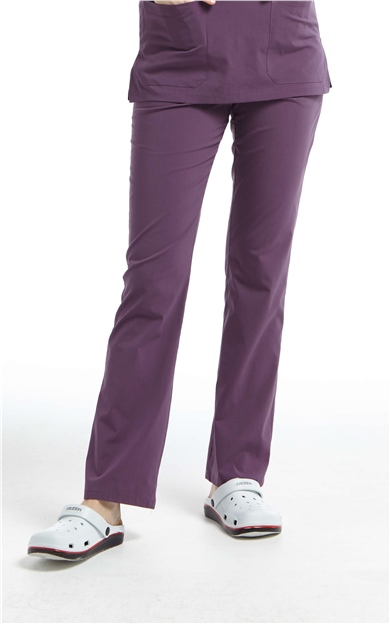 UltraLycra Spaniard - Likralı Doktor Hemşire Scrubs Tek Alt Cerrahi Forma (KADIN), Gül Kurusu