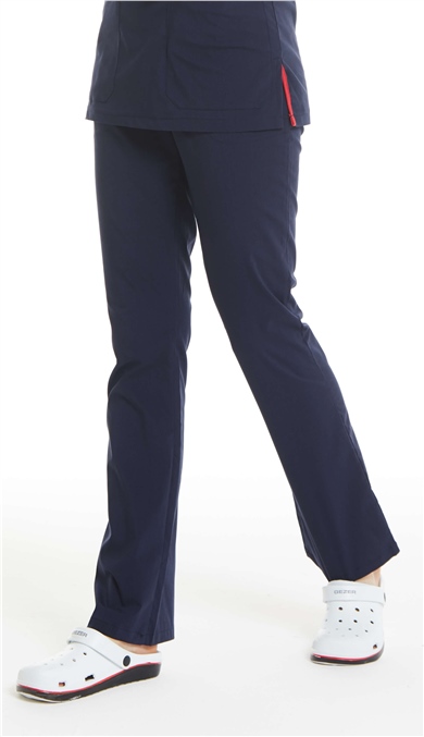 UltraLycra Spaniard - Likralı Doktor Hemşire Tek Alt Forma (KADIN), Lacivert