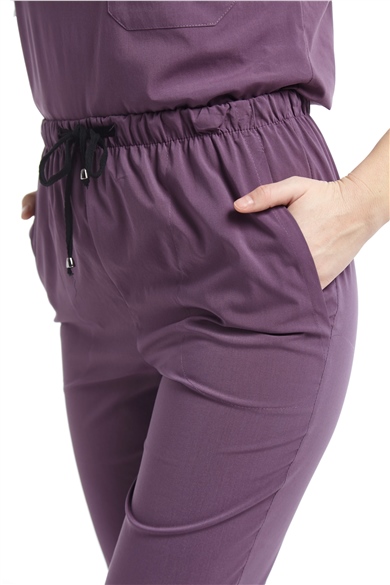 UltraLycra Spaniard - Likralı Doktor Hemşire Tek Alt Forma (KADIN), Gül Kurusu