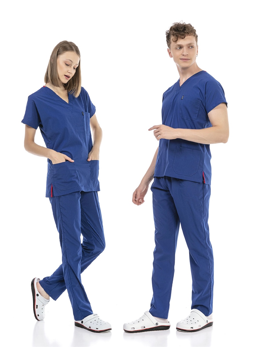 UltraLycra Basic - Doktor Hemşire Forma Takımı (UNISEX), Saks