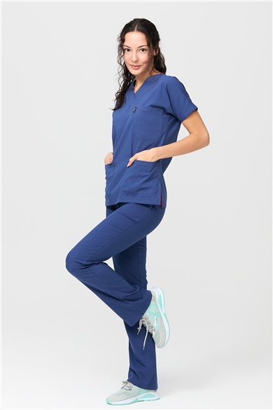 UltraLycra Spaniard - Doktor Hemşire Forma Takımı (KADIN), Fırtına Mavi