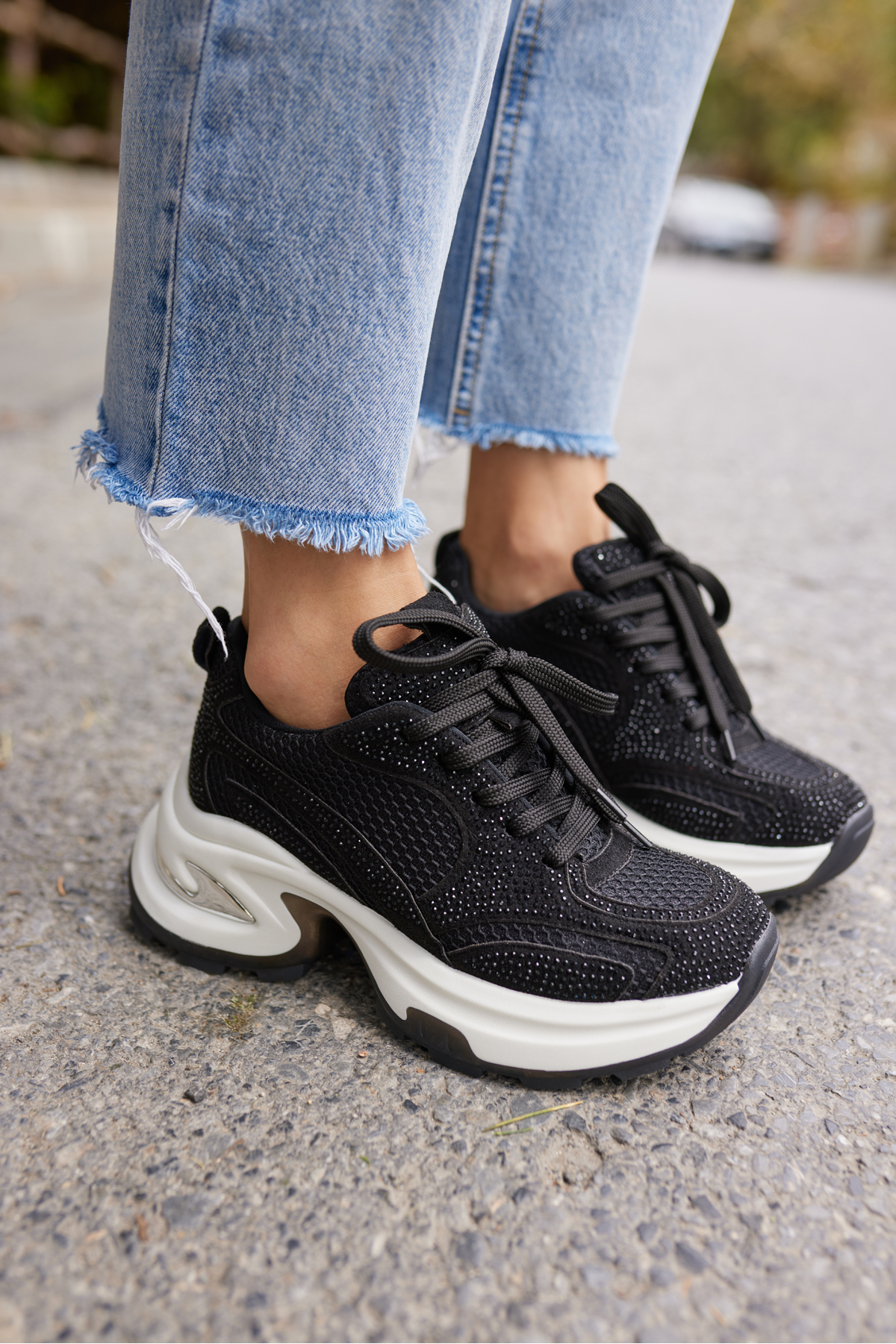 SOCHI KADIN BEJ TAS DETAY ITHAL TABAN SNEAKER
