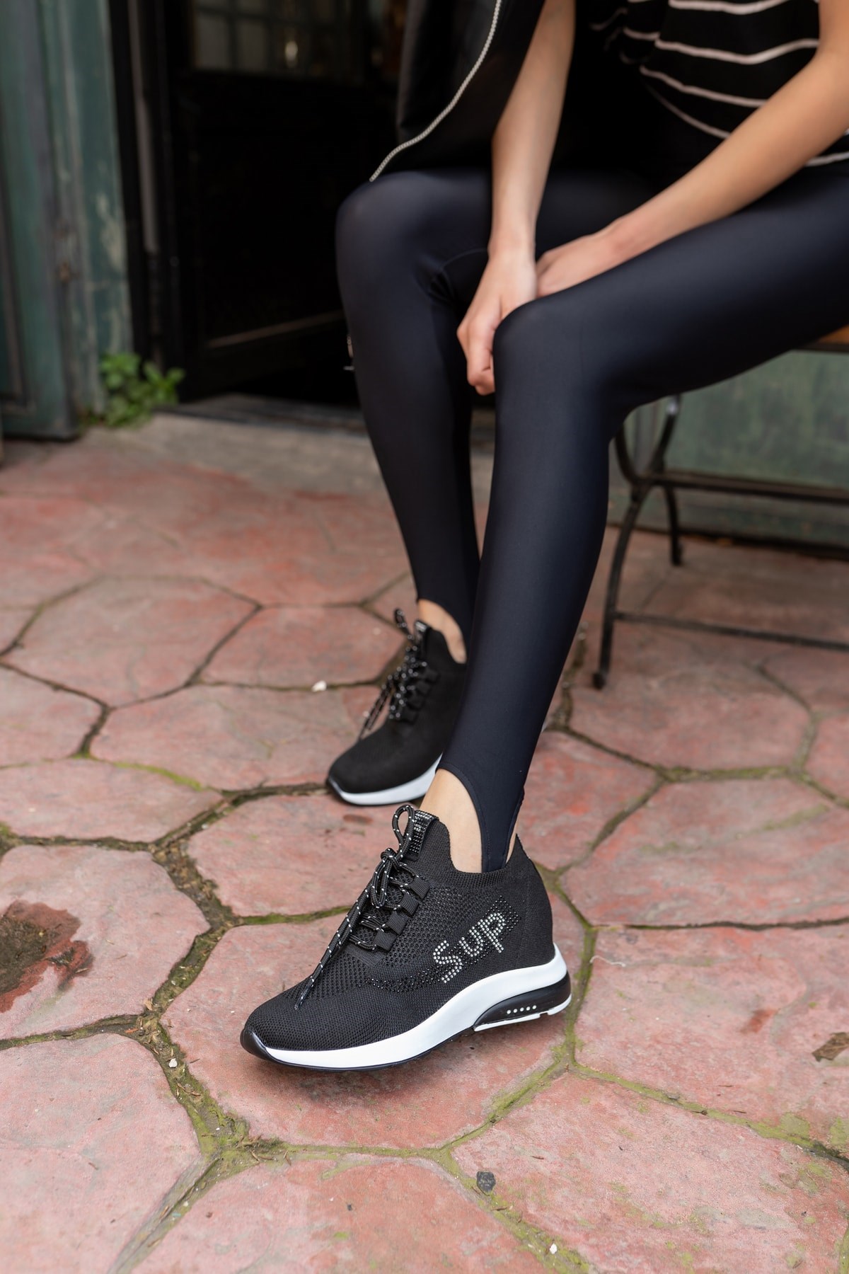 Lovisa Kadin Siyah Trıko Sneakers