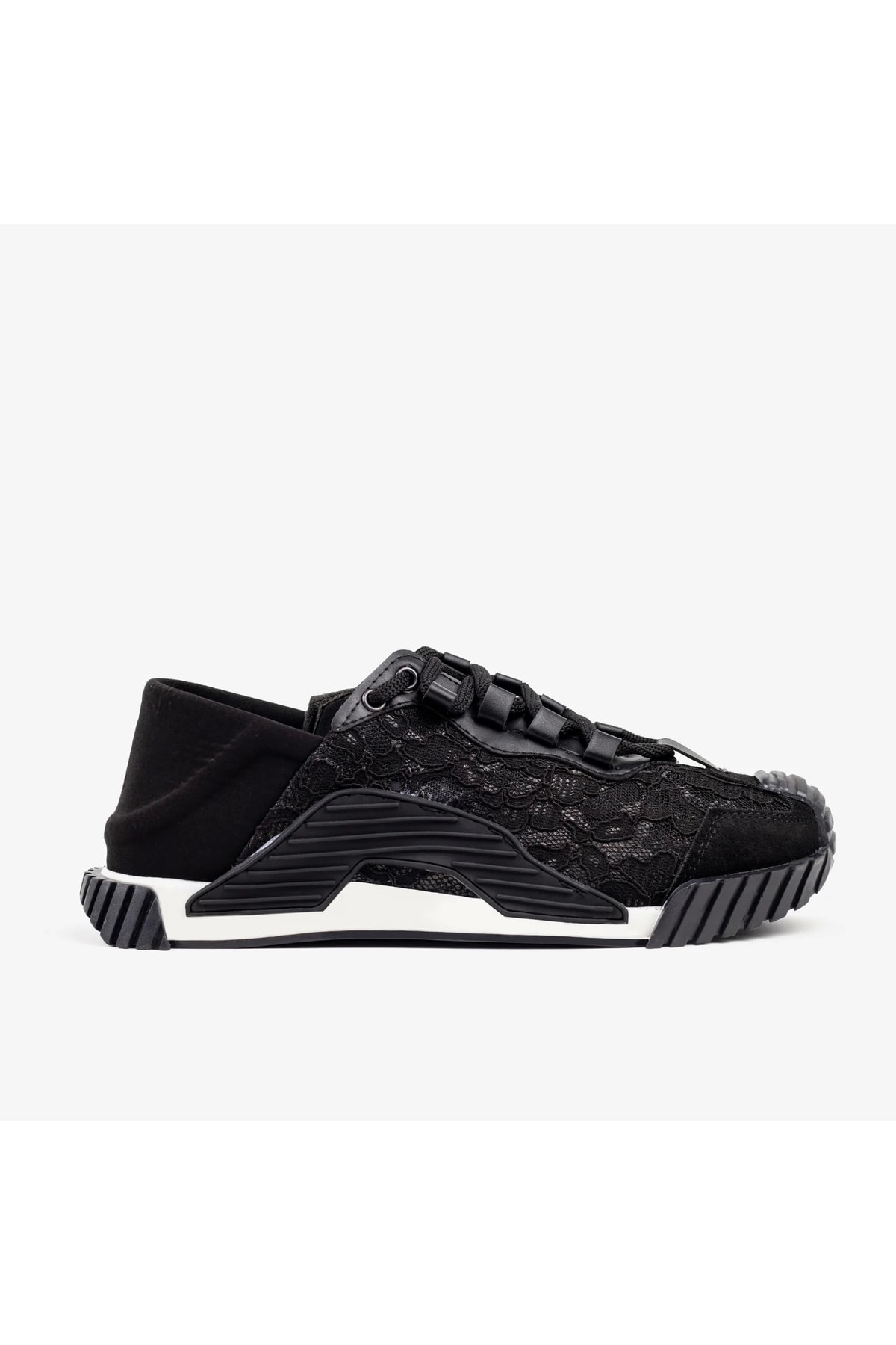 Trine Kadın Siyah Dantel Detay Sneakers Ayakkabi