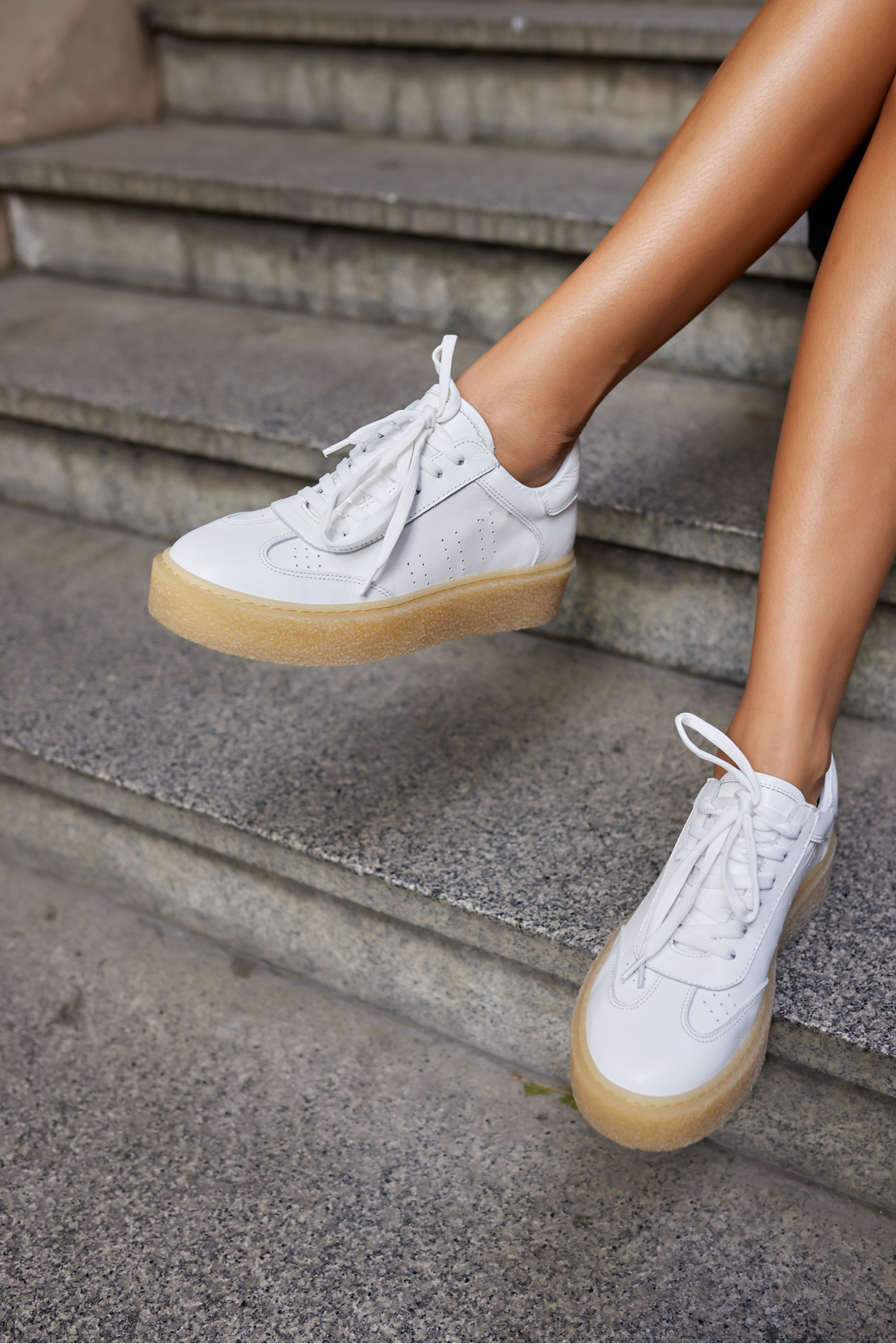ALİSTAR KADIN LACİVERT GECREK DERİ SUET BAGCIKLİ SNEAKER