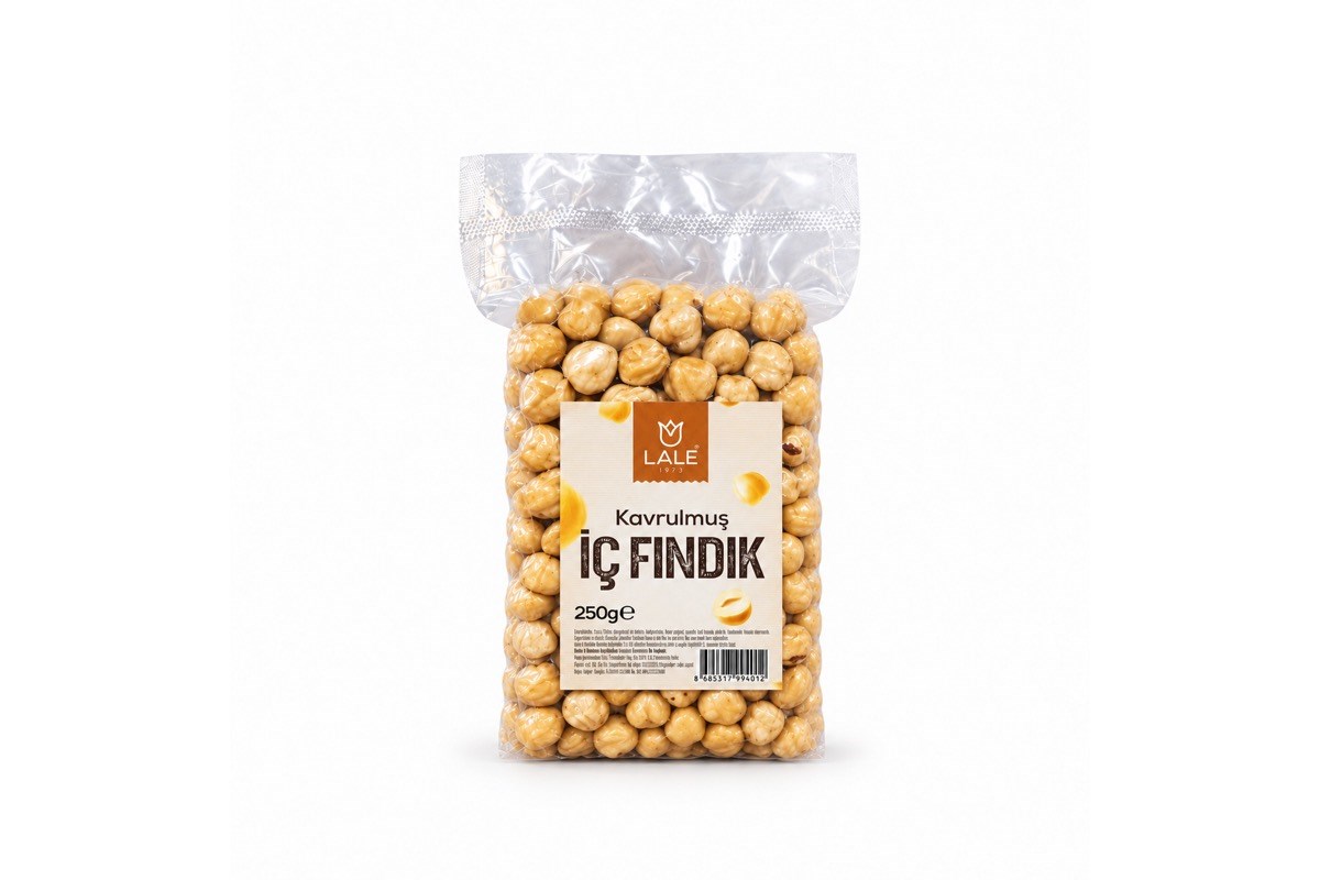 LALE KAVRULMUŞ İÇ FINDIK (250GR)