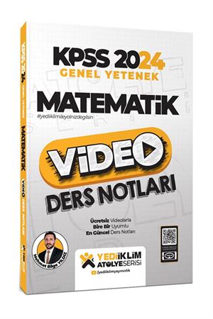 Yediiklim Yayınları 2024 Kpss Atölye Serisi Matematik Video Ders Notları