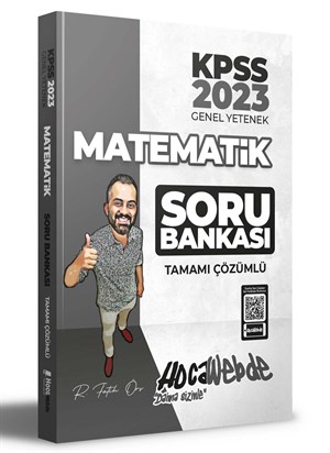 HocaWebde Yayınları 2023 KPSS Matematik Tamamı Çözümlü Soru Bankası