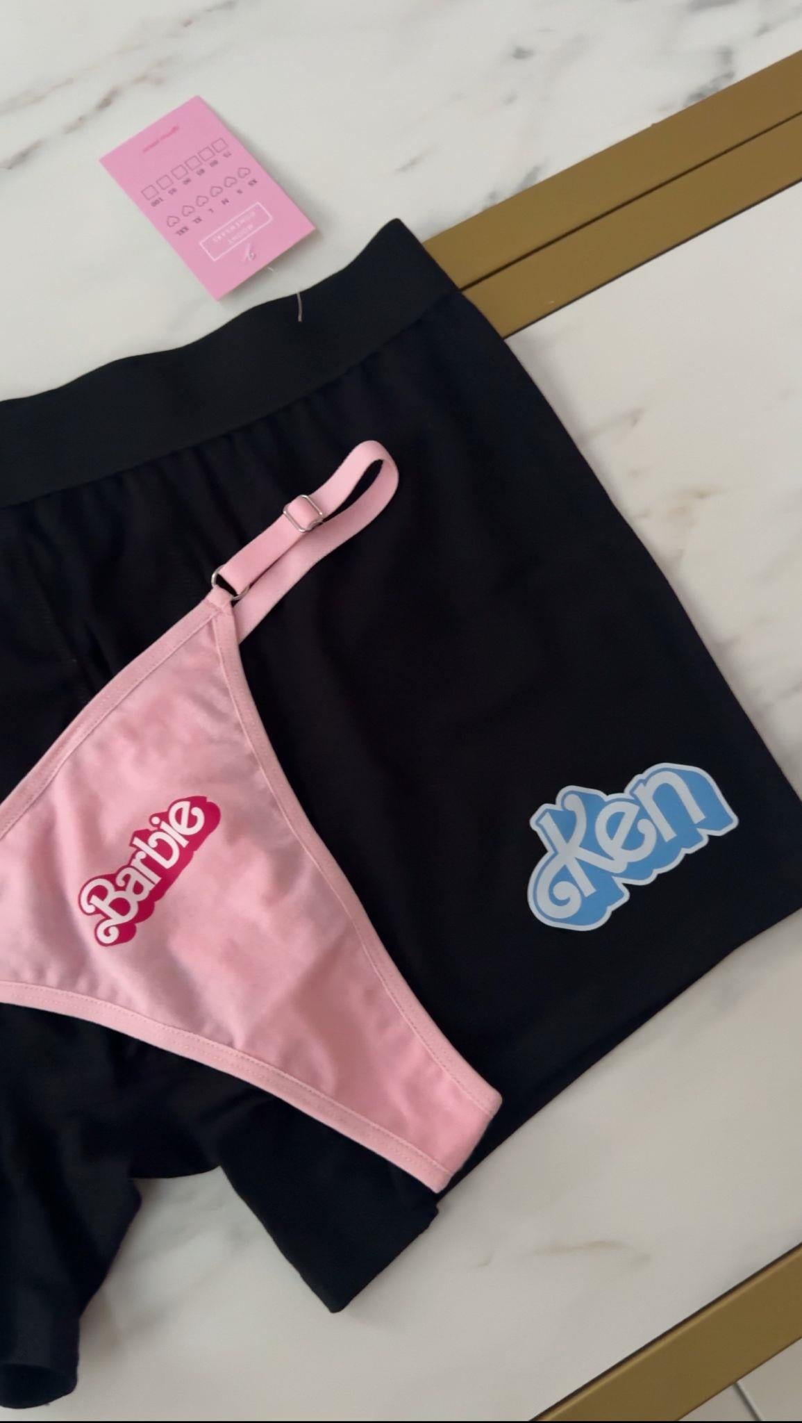 Boxer Tanga Barbie Ken Çift Çamaşırı 